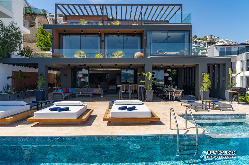 Villa Zeytin: 6-bedroom luxury villa in Ortaalan, Kalkan (photo 3 of 24)