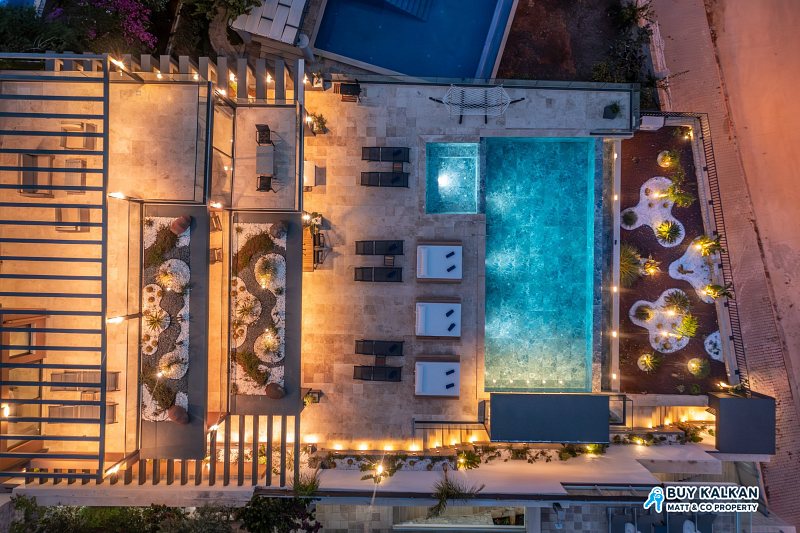 Villa Zeytin: 6-bedroom luxury villa in Ortaalan, Kalkan (photo 4 of 24)