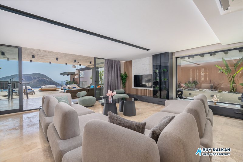 Villa Zeytin: 6-bedroom luxury villa in Ortaalan, Kalkan (photo 9 of 24)