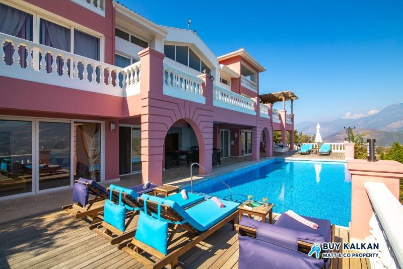 Villa Poyraz: 9-bedroom luxury villa in Kömürlük, Kalkan (photo 8 of 24)