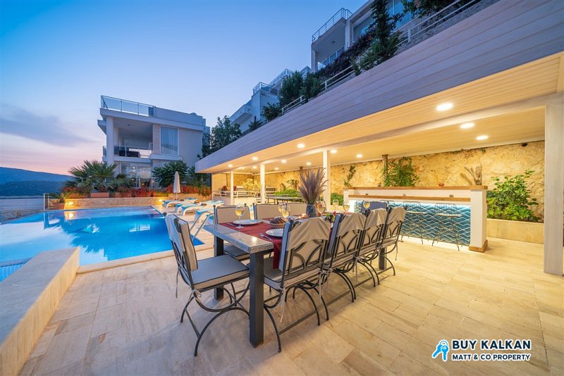 Villa Nergis: 6-bedroom luxury villa in Kalamar, Kalkan (photo 10 of 24)
