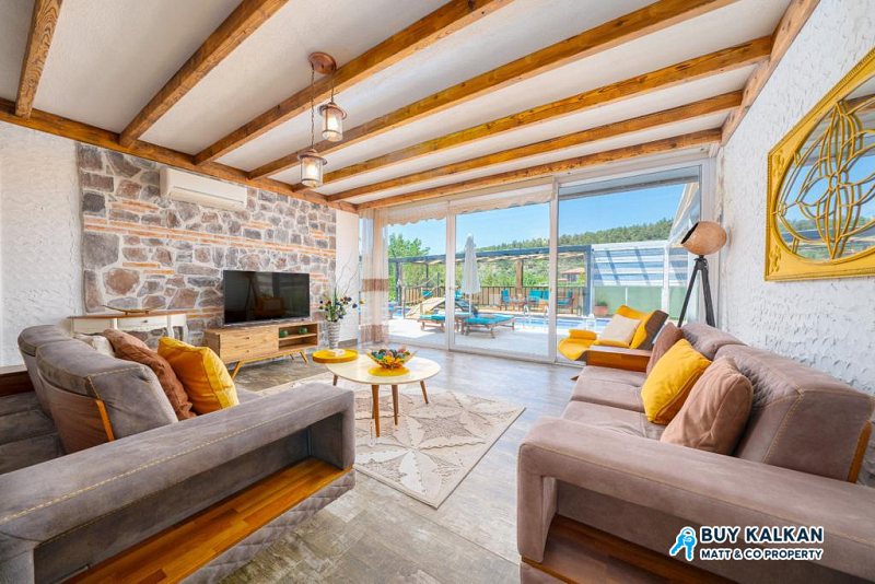 Villa Selin: 3-bedroom villa in Bezirgan, Kalkan (photo 9 of 24)